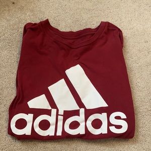 Men’s medium maroon adidas shirt